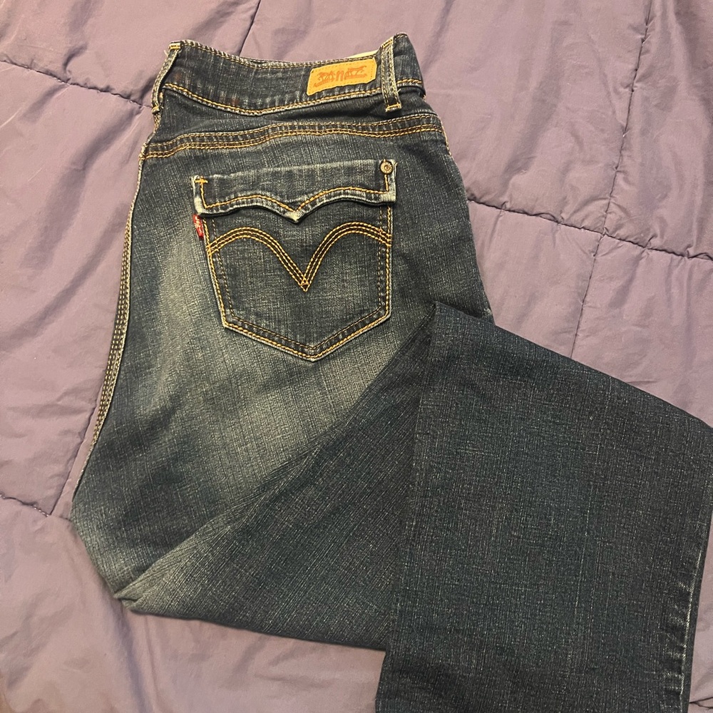 Levi's Dark Blue Denim Jeans